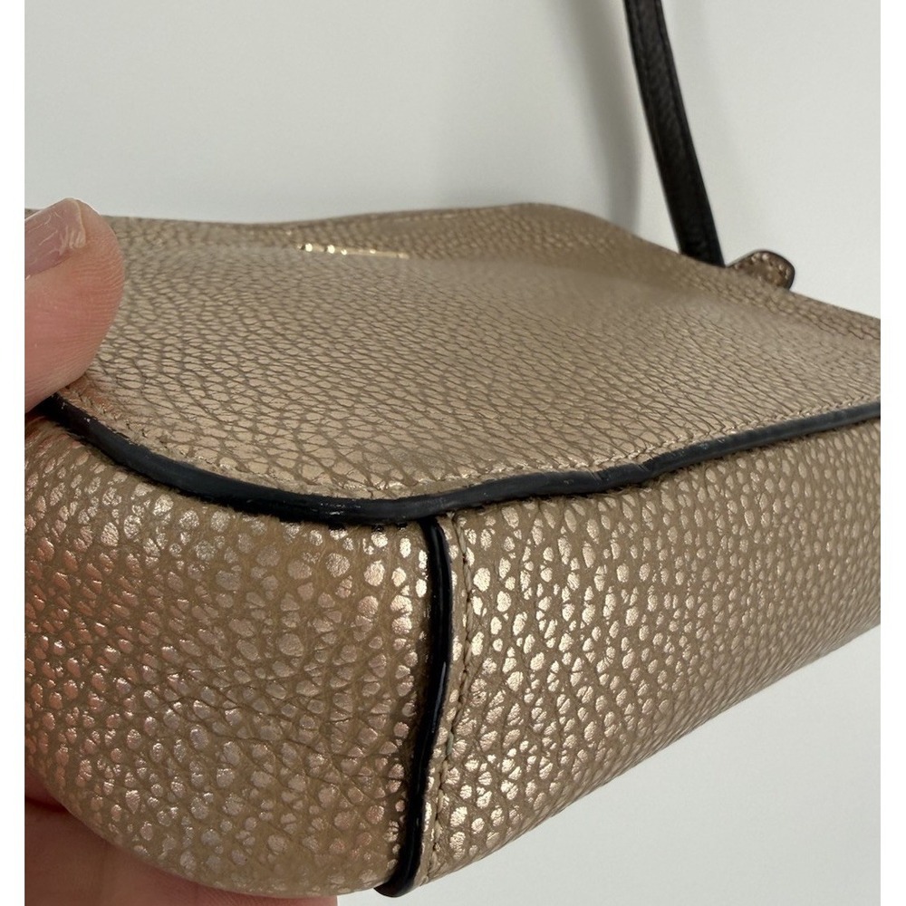 COACH Shoulder bag Metallic gold C1404 Refined Pebble Leather Camera Bag - Picture 15 of 16